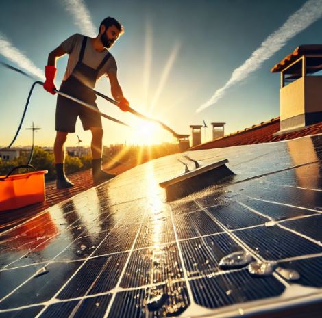 Limpieza de placas solares en Valencia y alrededores