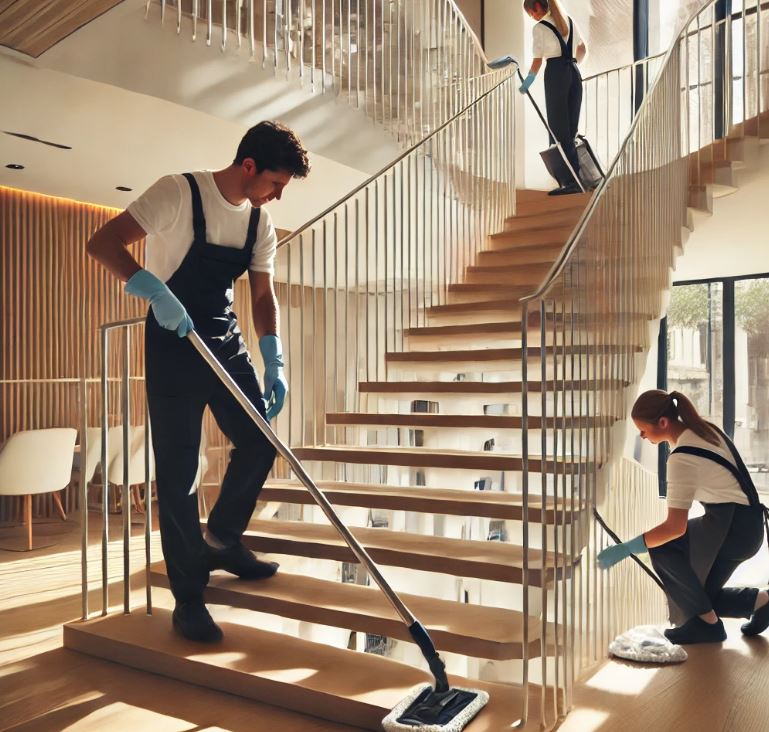 limpieza de escaleras en valencia