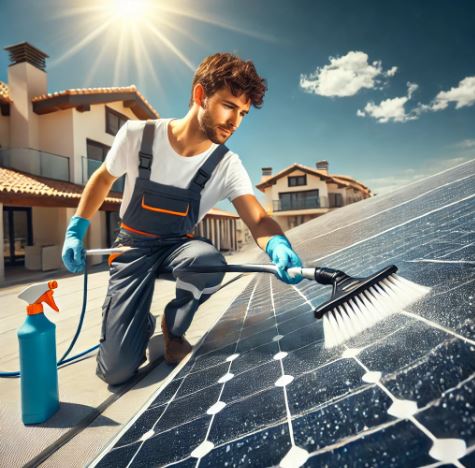 limpieza de placas solares a domicilio en valencia y alrededores