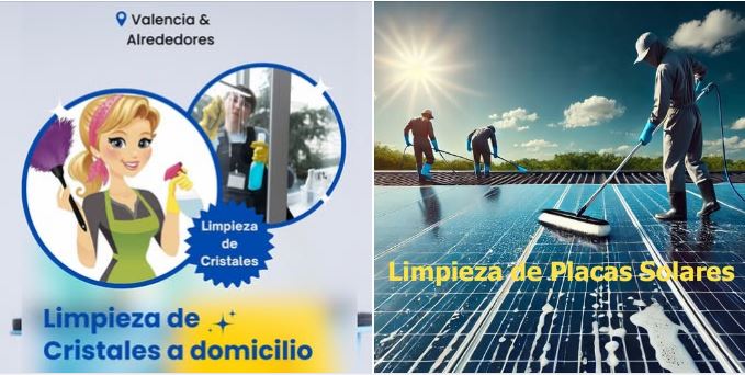 limpieza de placas solares y cristales