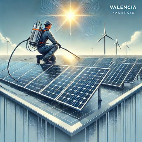 limpieza placas solares valencia