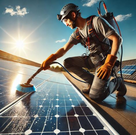 Cómo limpiar las placas solares