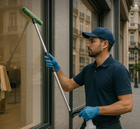 Limpieza de Cristales en Locales Comerciales