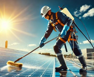 Limpieza de Placas Solares