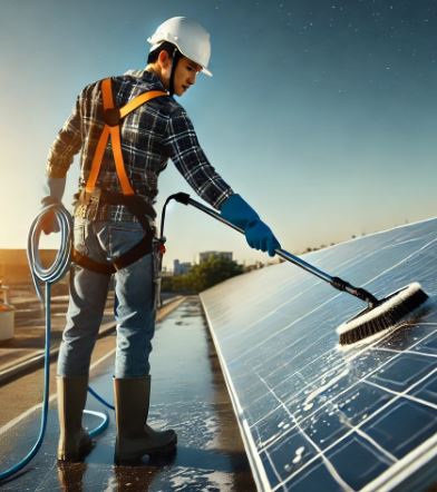 Limpieza de Placas Solares en Pedralba