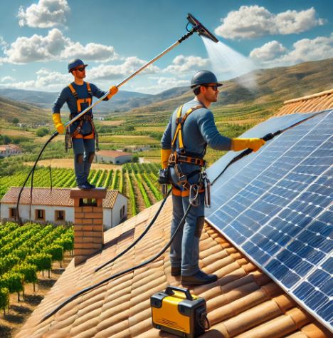 Limpieza de Placas Solares en Utiel