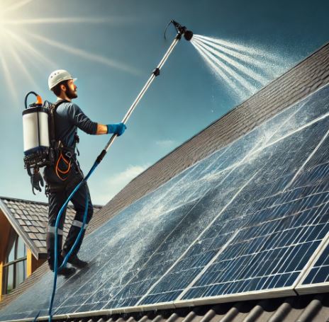 Mantenimiento y limpieza de paneles solares