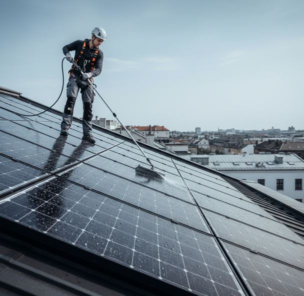 Cómo limpiar placas solares