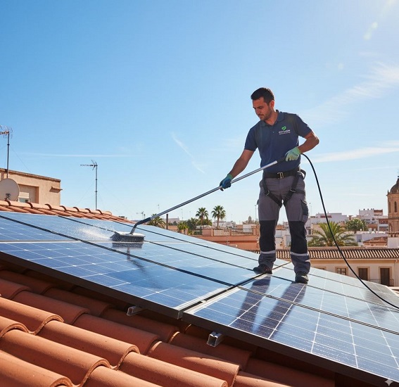Empresa de limpieza de placas solares en Valencia