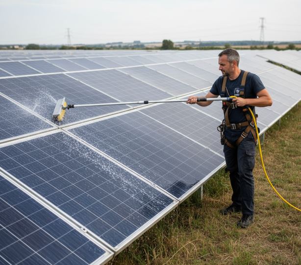Empresa limpieza placas solares