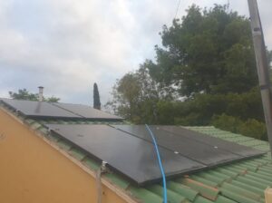 Limpieza de placas solares Urbanizacion Las Lomas Naquera