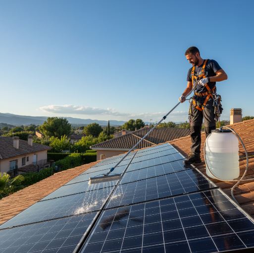 limpiar placas solares