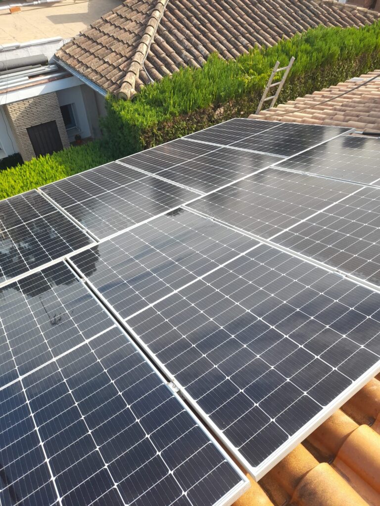 limpieza de placas solares