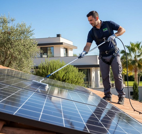 limpieza de placas solares