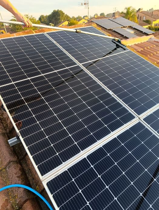 limpieza de placas solares Betera Valencia
