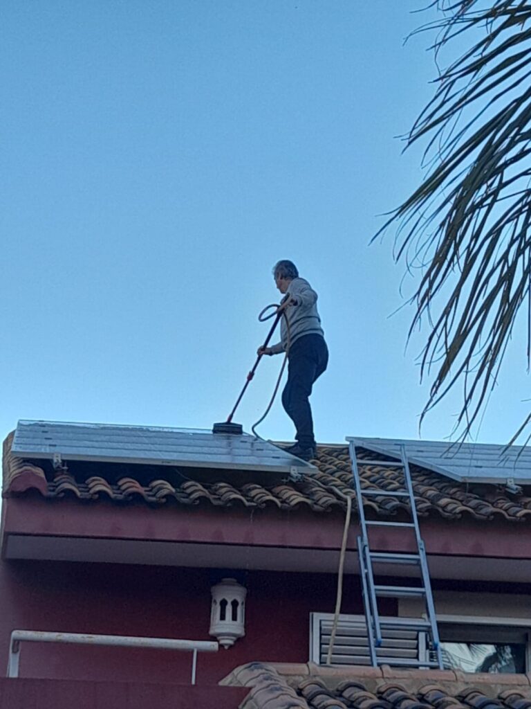 limpieza de placas solares betera