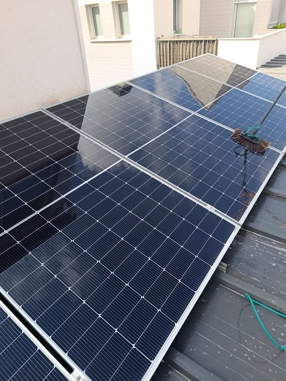 limpieza de placas solares en betera